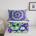 thumbnail image 4 of Erosebridal Hippie Mandala Down Comforter, Boho Flower Down Comforter, 3pcs, Reversible, 4 of 6