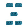 thumbnail image 1 of maskred Durable Eyelash Extension Forehead Pad Microfiber Holder Extension Soft Tray Blue 9 x 19cm 5Set, 1 of 6