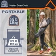 thumbnail image 4 of Heated Deluxe Quad Chair, 4 of 9