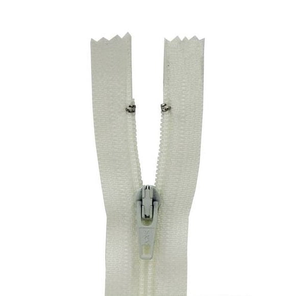 COSTUMAKERS General Purpose Closed-End Zipper 40 cm (15.7 in) (15.75), Ivory, #2.5 Nylon Coil