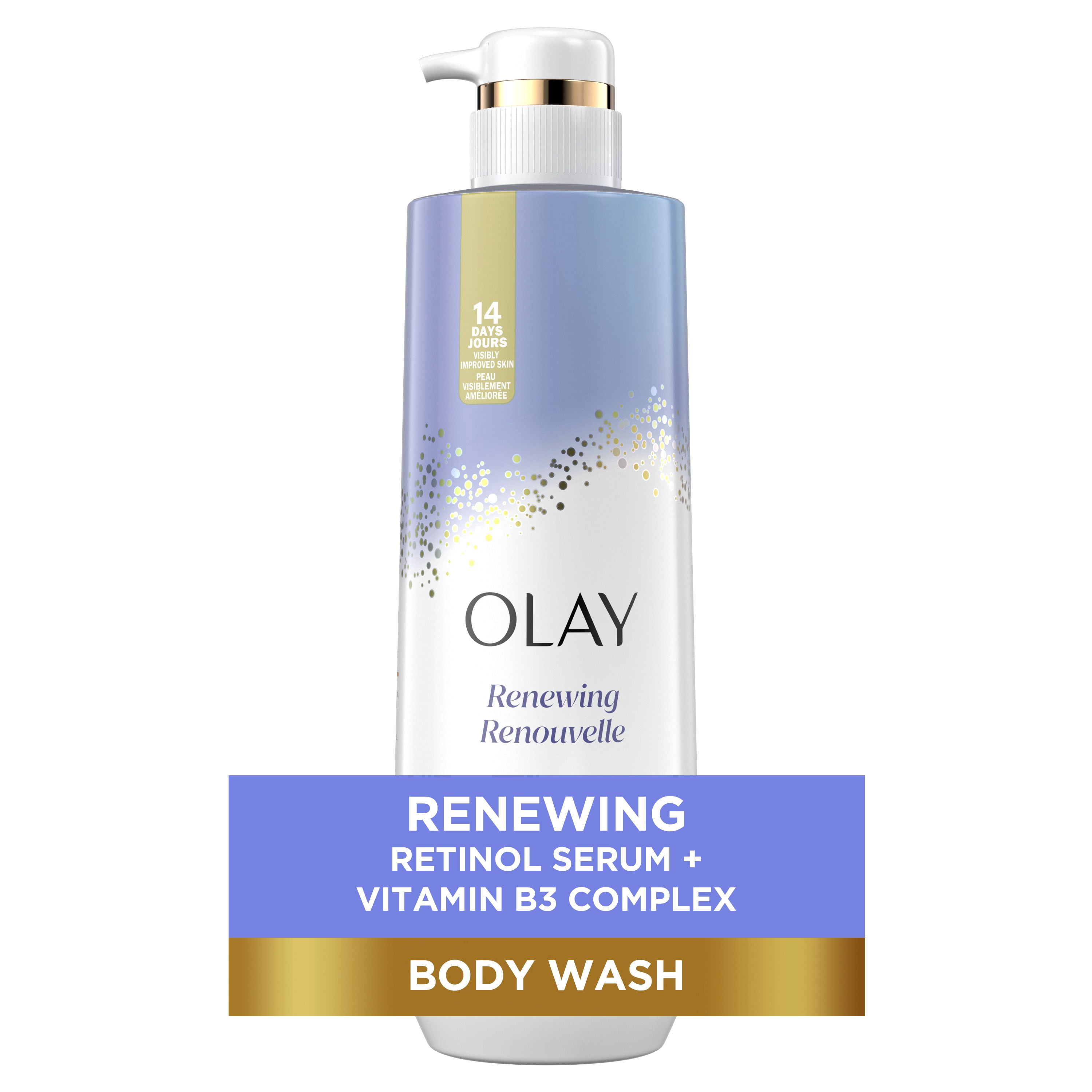 Olay Nettoyant pour le Corps Régénérant avec Complexe de Sérum au Rétinol
