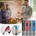 thumbnail image 1 of Iumwxz Kitchen Gadgets Classic Aluminum Alloy Automatic Red Wine Bottle Opener Usb Rechargeable Kitchen Utensil Set Red Metal Holiday Deals, 1 of 2