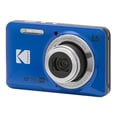 thumbnail image 1 of Kodak PIXPRO Friendly Zoom FZ55 - Digital camera - compact - 16.35 MP - 1080p / 30 fps - 5x optical zoom 63 MB - blue, 1 of 5