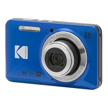 Kodak PIXPRO Friendly Zoom FZ55 - Digital camera - compact - 16.35 MP - 1080p / 30 fps - 5x optical zoom 63 MB - blue