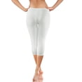thumbnail image 4 of Birdeem Mode Décontractée Femmes Uni Extensible Dames Taille Haute Pantalon Grand Pantalons de Yoga Capris, 4 of 8