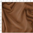 thumbnail image 4 of Soimoi Brown polyester Crepe Fabric Pink Heart Decor Fabric Printed Yard 52 Inch Wide, 4 of 5