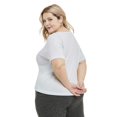 thumbnail image 3 of George Plus Women's Tie-Front Pajama Top, 3 of 6