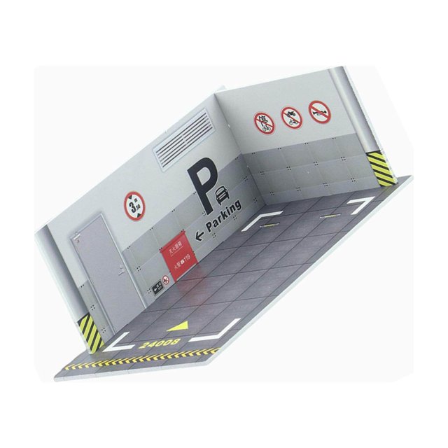 Car Model Diorama Parking Scenery 1/24 DIY for Model Home Collection Table Decoration Car Car Model Lovers A