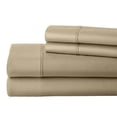 thumbnail image 1 of Real 1000 Thread Count RV Short King Size Sheets 100% Egyptian Cotton 4 PC Sheet Set, Luxurious Bedsheet Sets Soft Silky Sateen Weave, Breathable, Fits Upto 28 Inch EXTRA DEEP POCKET - Camel, 1 of 7