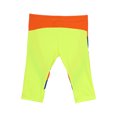 thumbnail image 4 of RUNQHUI Mens Rash Guard Swim Shorts Calf Length Swim Jammer Beach Pool Swimwear Bottoms Fluorescent Yellow 3XL, 4 of 6
