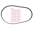 thumbnail image 2 of Chendee 140-204 Teeth 420-612Mm Bread Maker Belt Kitchen Appliance Accessories,185T, 2 of 9