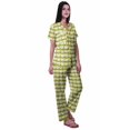 thumbnail image 3 of Moomaya Ensemble de Pyjama à Manches Courtes Imprimé pour Femmes Chemise de Nuit Boutonnée Imprimée, 3 of 6
