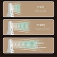 thumbnail image 3 of Bladeless Fan with Mist Humidifier 6 Speed Quiet Bladeless Fan Desk Fan with Colorful Lights 3000mAh, 3 of 8