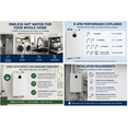 thumbnail image 2 of Bosch Greentherm T9800 SE 160 Tankless Water Heater, 9 GPM Whole Home Hot Water System, Natural Gas or Propane Compatible, High-Efficiency Condensing Design, Indoor Wall Mount, 2 of 3