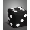 thumbnail image 3 of Cube Dice de Gouchee Home – Pouf cube amusant et fonctionnel, rempli de polystyrène, siège d'appoint léger pour salon ou chambre à coucher, 3 of 6