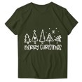 thumbnail image 4 of Amzcrzy Hauts d'Été pour Femmes Hauts de Noël Imprimés Col Rond Manches Courtes T-Shirt Haut Manches Courtes Col Rond T-Shirts pour Femmes Hauts Manches Courtes pour Femme, 4 of 4