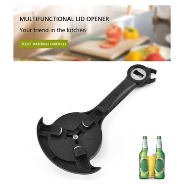 EGNMCR Can Opener Multifunction Jar Opener For Weak Hands Kitchen Beer Bottle Opener Portable 3-in-1 Bottle Opener Can Opener Tool Gadget Get Lid Off Easily Multifunctional can opener