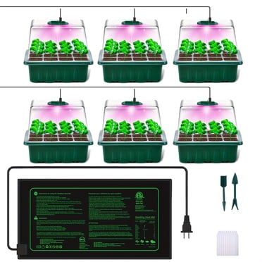 Seedling Heat Mat 10" X 20.75" - Warm Hydroponic Heating Pad for Germination, Indoor Gardening, Greenhouse, Greenhouse Heating, Compact Heat Mat, Sturdy Gardening Accessory, Warm Germination Mat