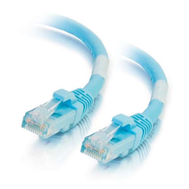 Câble de Réseau Ethernet UTP Sans Accroc Non Blindé Cat6a de 2 Pi - Aqua