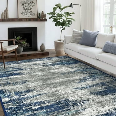 KUETH 5'x7' Area Rugs for Living Room, Ultra Thin Indoor Machine Washable Rugs for Bedroom Dining Room