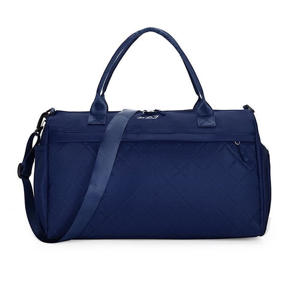 Gym Duffel Bag for Women Sport Duffle Workout Bags with Shoe Compartment Wet Pocket Red