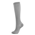 thumbnail image 1 of Qudderr Men Women 2 Pairs Compression Socks Knee High Support for Sports Solid Color Long Socks Knee High Compression Socks S-XXL, 1 of 9