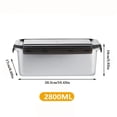 thumbnail image 3 of TIELUTT Stainless Steel Thermal Insulated Food Preservation Lunch Storage Freezer Soup Containers Kitchen Counter Storage Camping Food Containers round Meal Prep Containers with Lids Bread Container, 3 of 4
