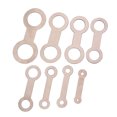 thumbnail image 3 of Baohd 8 Pcs Anneaux de Nivellement Flûte Musicale Niveleur Acier Tampons Professionnels Outil de Réparation pour Accessoires de Remplacement Clarinette, 3 of 8