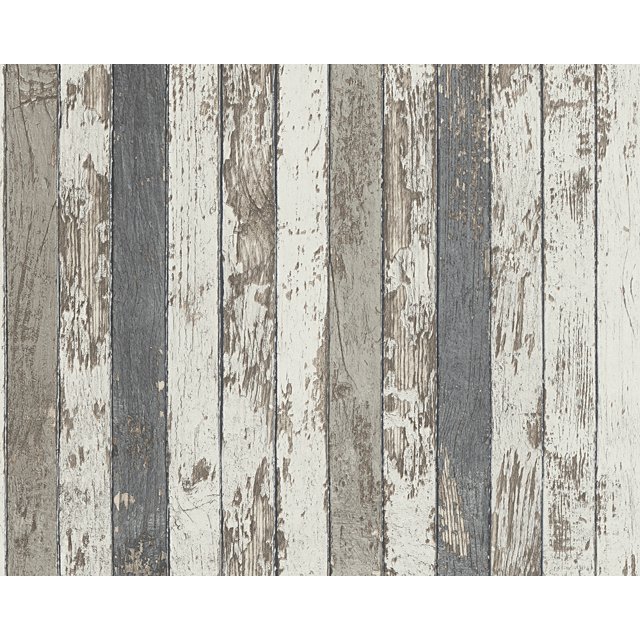 Dekora Natur 6 - Rouleau de Papier Peint Brun, Gris, Blanc Naturellement Multifacettes