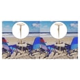 thumbnail image 2 of VONKY Table à Vin d'Extérieur Plage Camping Voyage Assiette Support de Service Support Verre à Vin Style A Ensemble de 2, 2 of 6