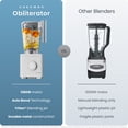 thumbnail image 2 of Chefman Obliterator 48oz Countertop Blender w/ 20oz Travel Jar and Tamper/Scraper Tool – Concrete, 2 of 11