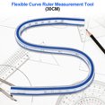 thumbnail image 1 of Garosa Flexible Curve Ruler Measurement Tool for Drawing Painting Graphics and Garment Design, Ruler, Measuring Ruler, 1 of 6