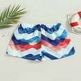 thumbnail image 2 of Boys Swim Trunks Summer Elastic Drawstring Beach Shorts Swimwear, 2 of 6