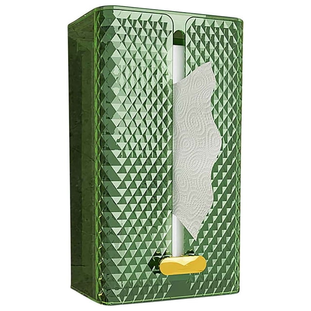 Tissue Box Cover,Bathroom Towel Storage Tissue Box Wall-Mounted Facial Tissue Face Towel Storage Bathroom Kitchen Upside Down Paper Box Transparent Towels for Bathroom,Box of Tissues