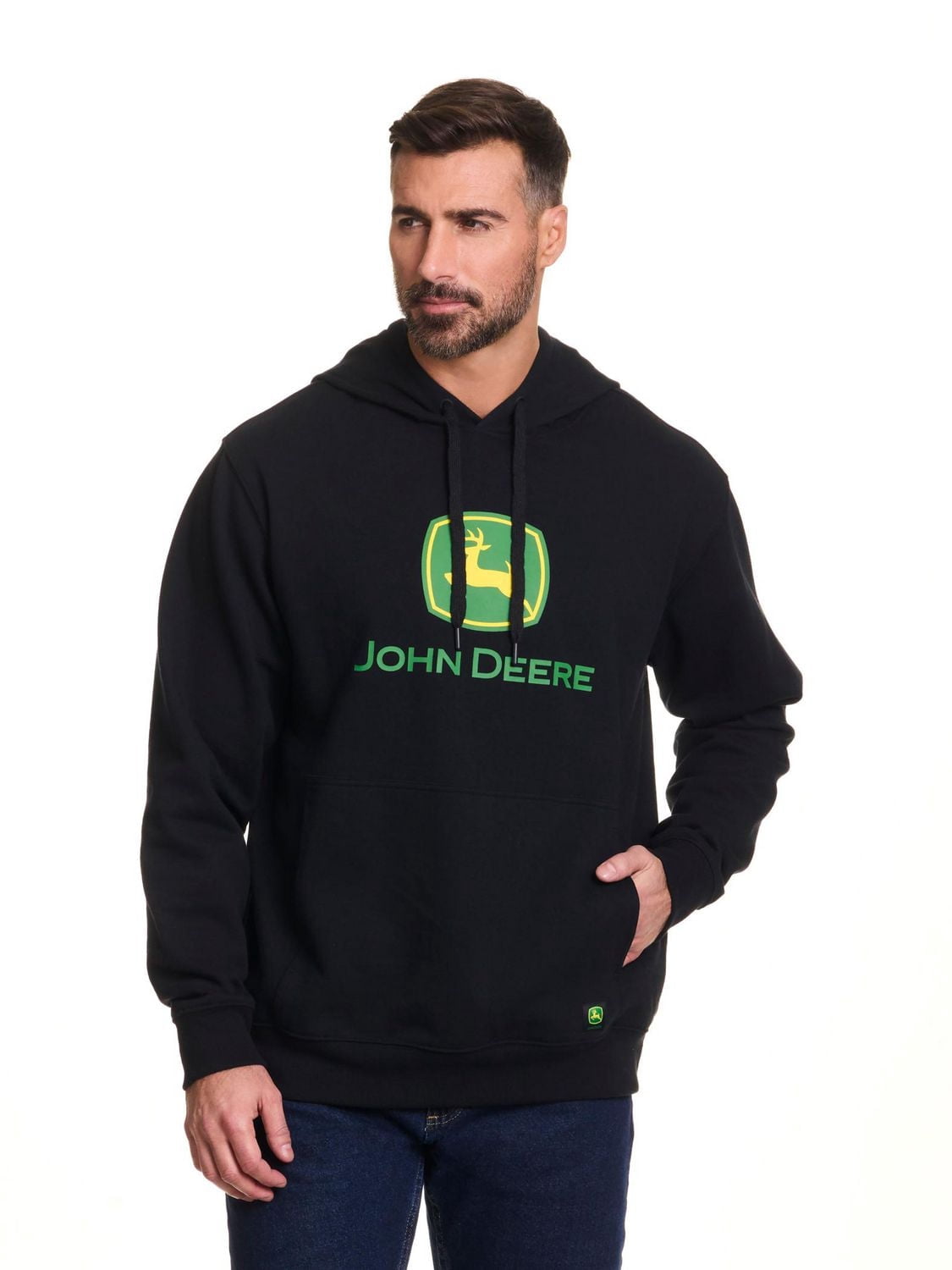 John Deere Men’s Core Logo Pullover Fleece Hoodie