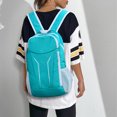 thumbnail image 3 of kurtrusly 1/2/3/5 Nylon Waterproof And Durable Camping Hiking Backpack For Convenient Travel Making Easy To Fold ORANGE 1 Pc, 3 of 6