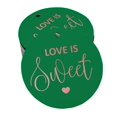 thumbnail image 1 of Inkdotpot Rose Gold Foil Paper Hang Tag Love Is Sweet Wedding Favor Tag 50 Piece, 1 of 6