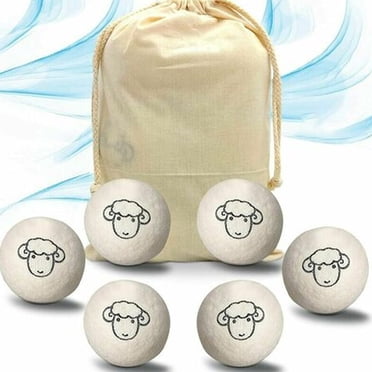 Pure & Practical: Wool Dryer Balls, Eco-Conscious Anti-Static Natural Fabric Softeners