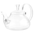 thumbnail image 1 of 1Pc Glass Teapot Raised Handle Teapot Glass Tea Ware for Scented Tea Embellished Teapot Transparent, 1 of 4