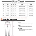 thumbnail image 3 of Pantalon Ample Snoarin pour Femmes Confortable Imprimé Taille Haute Pantalon de Loisir Pantalon de Survêtement Pantalon de Yoga Pantalon de Yoga à Jambe Grand pour Femmes en Liquidation, 3 of 5
