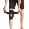 thumbnail image 3 of Running Kneepad Men Pressurized Patella Stabilizer Knee Pads Patella Support Fitness Gear Basketball Volleyball Brace Protector, 3 of 6
