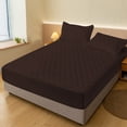 thumbnail image 4 of Cagogo under $5 Waterproof Bed Sheet, Waterproof Mattress Protector, Non Slip Fitted Bed Sheet, Full Coverage Mattress Cover, Soft Breathable Bedding Protection, Queen Size Mattress Encasement, 4 of 6