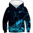 thumbnail image 1 of RXIRUCGD Chemise pour Enfants à Manches Longues Motif T-shirt Imprimé Col Rond Cool Garçon Sweat à Capuche (Bleu, Taille : 4 Ans), 1 of 3