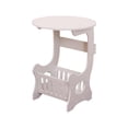 thumbnail image 2 of Tyidzon Side Table, Small Round End Table, Bedside Table for Living Room, Bedroom, Office, Bathroom, Classic White, 2 of 6
