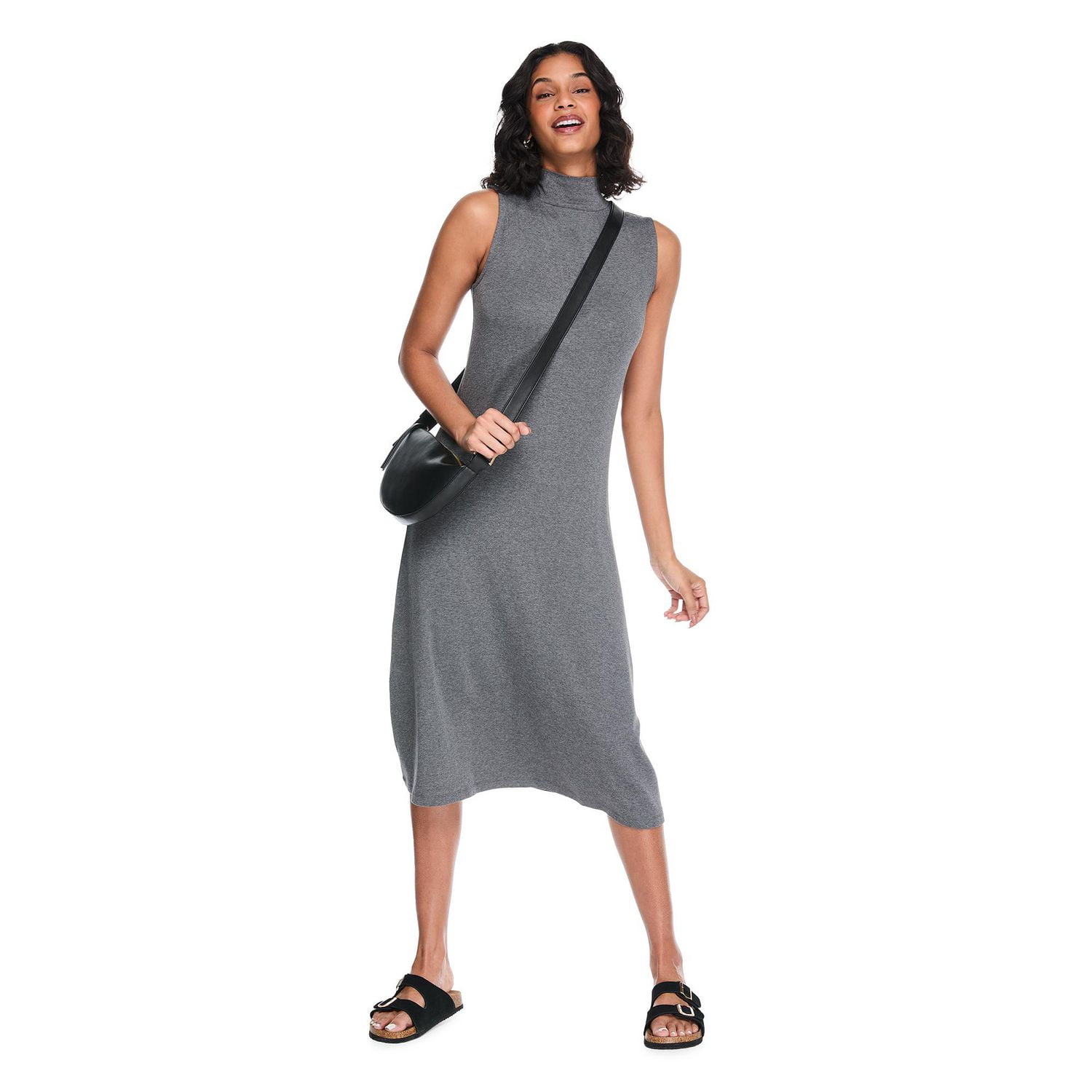 Robe débardeur coupe longue George pour femmes
