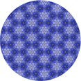 thumbnail image 1 of Ahgly Tapis Rond Lavable en Machine Intérieur Transitionnel Bleu Ciel, 4 Pieds Rond, 1 of 7