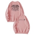thumbnail image 4 of Huaizzzy Chandail de Mode d'Hiver pour Femmes, Imprimé Festif de Noël, Haut à Col Rond, Chandails et Robes Ajustés pour Femmes avec Cardigan Assorti, Hauts Décontractés et Chauds pour Femmes, Chandail pour Femmes, Chandail à Capuchon à Rayures Colorées pour Femmes, 4 of 4