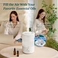 thumbnail image 4 of Levoit Humidifiers for Bedroom Large Room, 3L Cool Mist Top Fill Oil Diffuser for Baby Nursery and Plants, 360 Degree Nozzle, Quiet Rapid Ultrasonic Humidification for Ho, 4 of 9