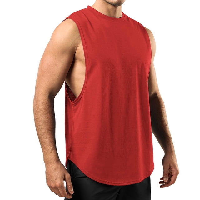 Cameland Débardeur Sans Manches à Encolure Ronde pour Homme, Estival, Décontracté, Mode, Sport, Uni