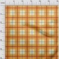 thumbnail image 2 of oneOone Viscose Jersey Light Yellow Fabric Madras Check Sewing Craft Projects Fabric Prints By Yard 60 Inch Wide, 2 of 5